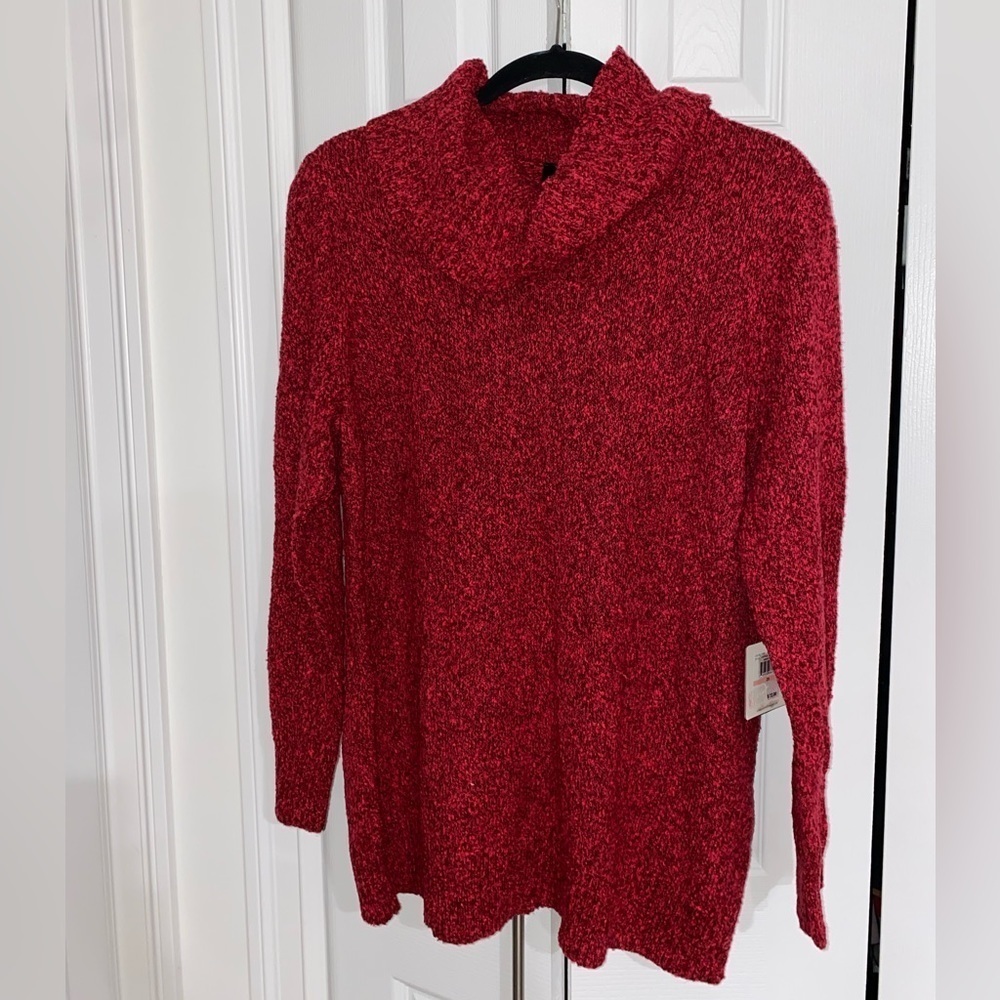 NWT RAFAELLA Essentials Ruby Red 2X Sweater